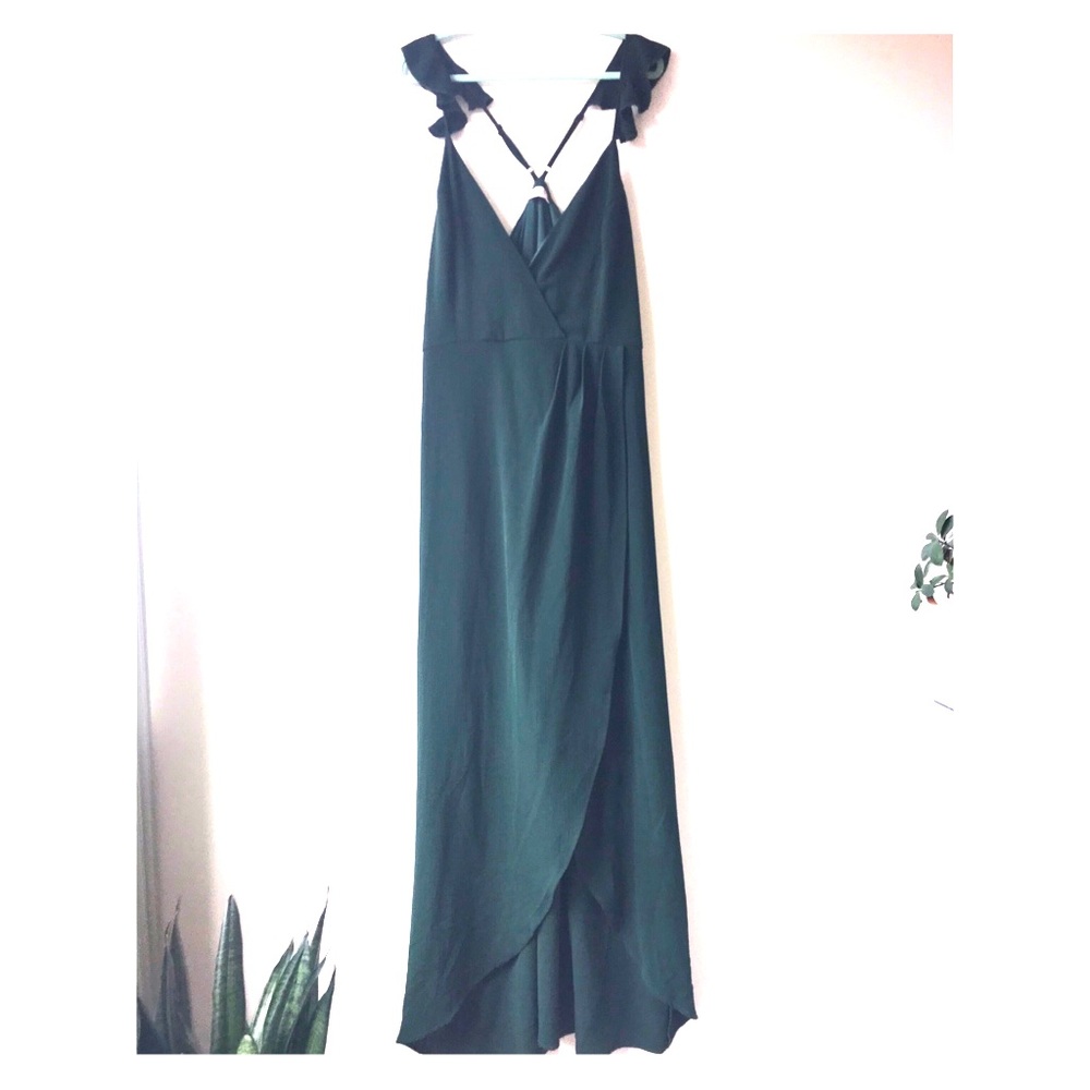 Showpo Emerald Green bridesmaid dress